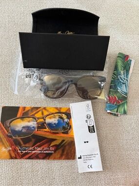 NWT Maui Jim Havana Bronze Gradient Frame Sunglassees